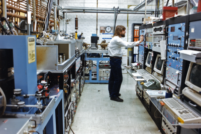 an old mass spectrometry lab
